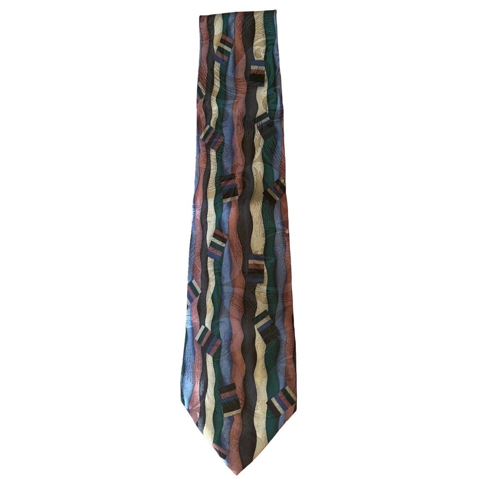 Mens Blue Silk JT Beckett Tie